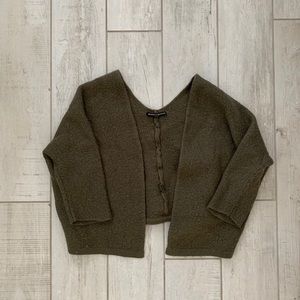 Brandy Melville green crop sweater